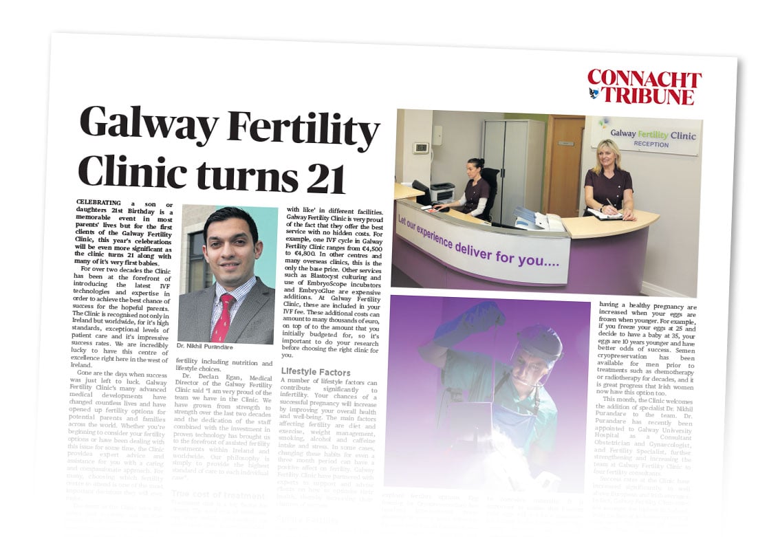 Galway Fertility Clinic turns 21